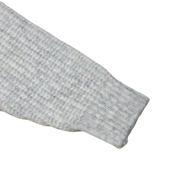Antonio‎ Melani NWT Light Heather Gray Ashwin Knit Sweater Size M Chunky Cropped - Picture 4 of 10